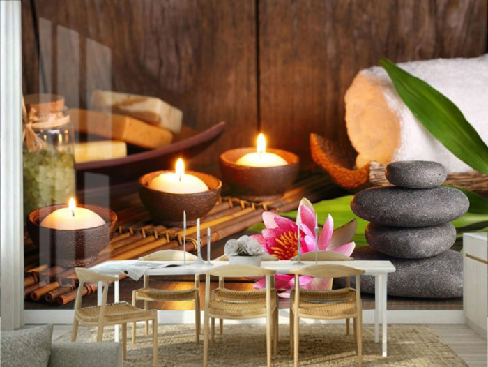 Hình ảnh tranh spa khổ lớn dán tường 5