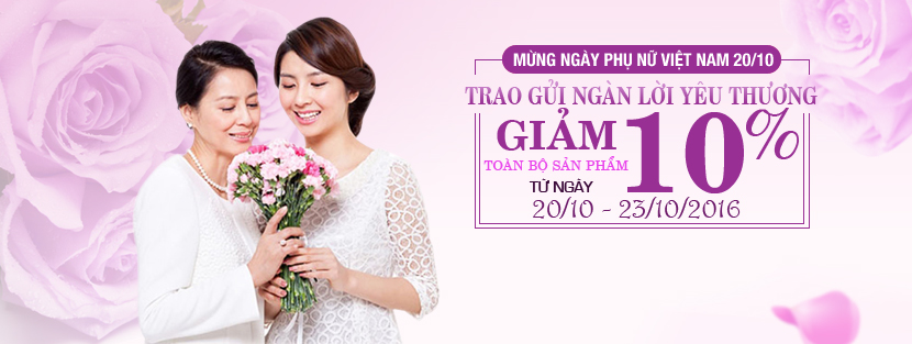 Chào mừng ngày phụ nữ việt nam 20/10 1