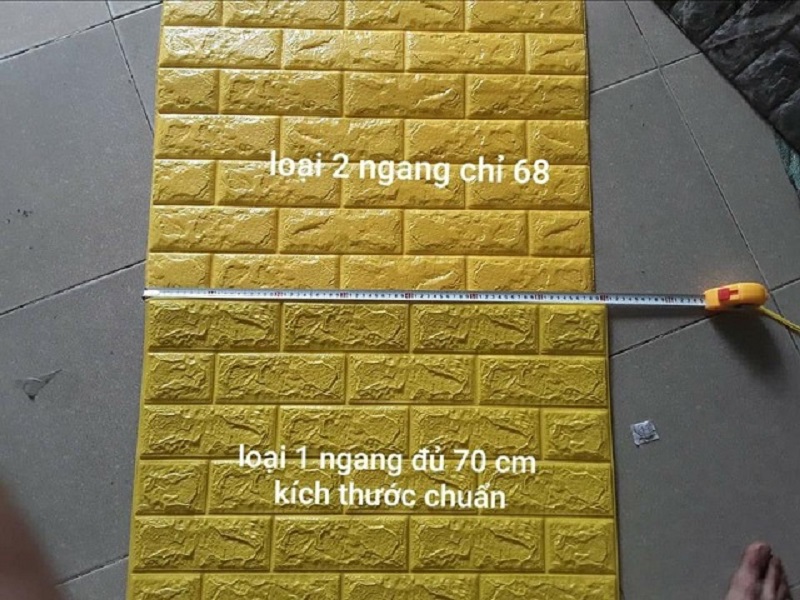 Cách để bạn phân biệt xốp dán tường thật và kém chất lượng 1