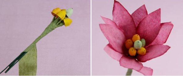Cách làm hoa giấy vintage trang trí tết thêm xinh cho nhà bạn 7