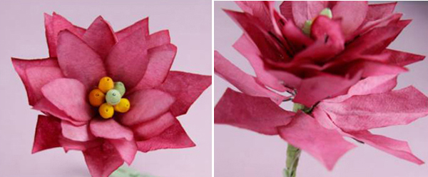 Cách làm hoa giấy vintage trang trí tết thêm xinh cho nhà bạn 8