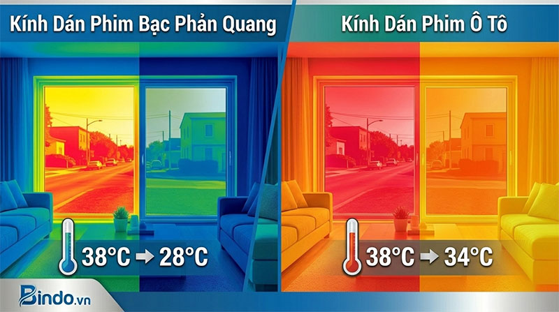 Phân biệt phim cách nhiệt dán kính nhà và phim cách nhiệt ô tô – Nên chọn loại nào? 3