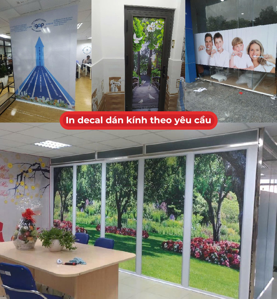 Bảng giá giấy decal dán kính 5