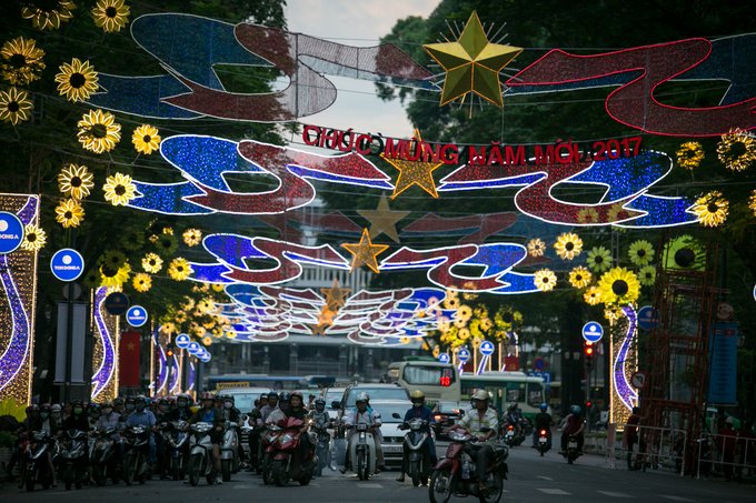 Ngắm nhìn đường phố Sài Gòn trang hoàng đón năm mới 6