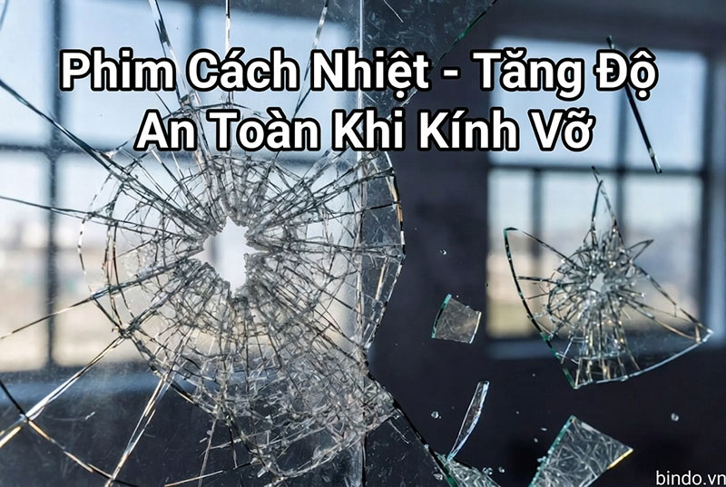 Tăng độ an toàn kính: Phim cách nhiệt khi kính vỡ có giữ mảnh không? 1