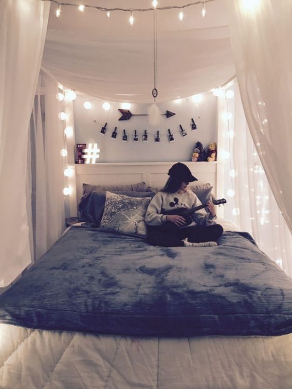Phòng ngủ đẹp lãng mạn như resort bằng đèn Led 8