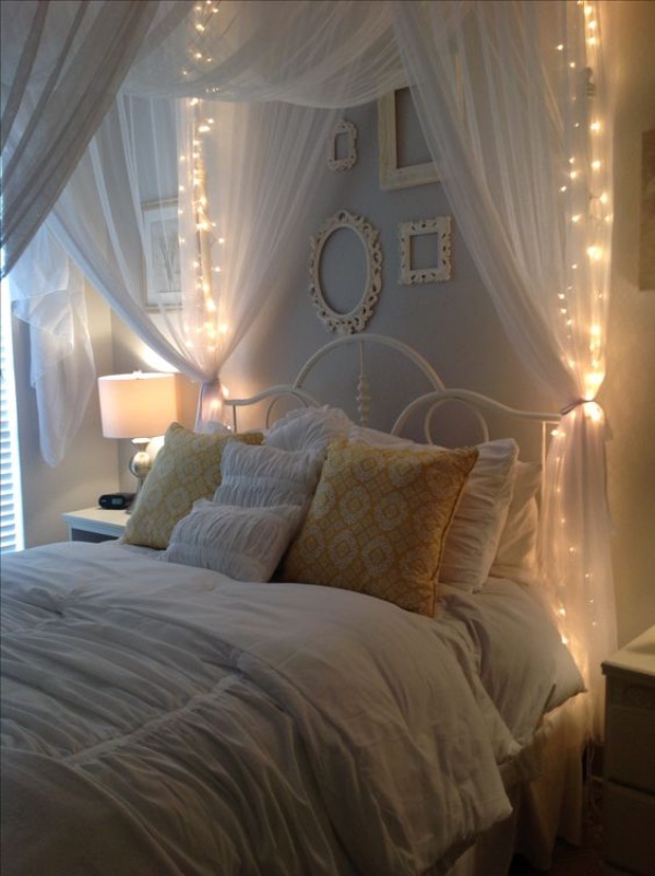Phòng ngủ đẹp lãng mạn như resort bằng đèn Led 9