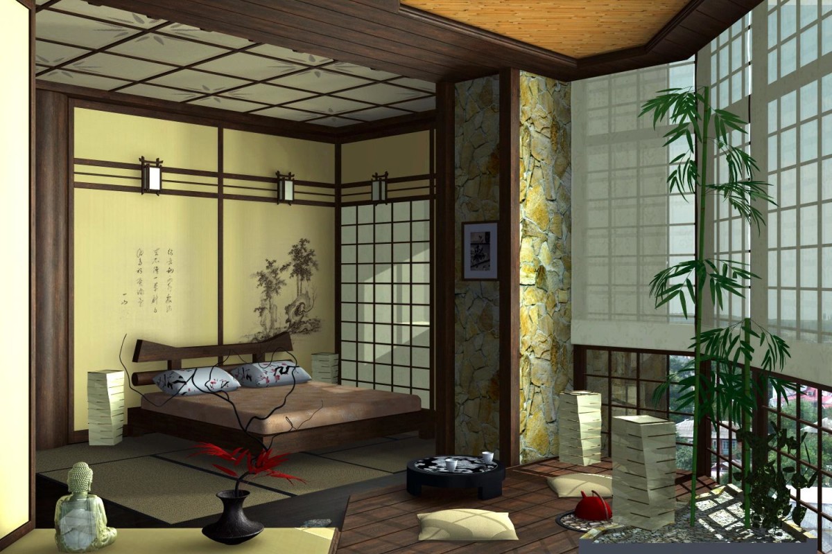 Trang trí phòng ngủ phong cách Nhật Bản thanh bình và sang trọng 4