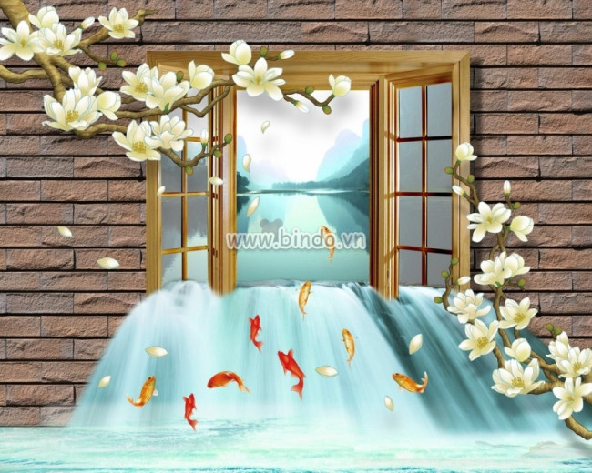 Xu hướng trang trí nhà bằng tranh dán tường hoa mai đẹp