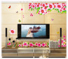 Decal hoa hồng to dán tường trang trí quán, phòng khách, phòng ngủ đẹp dài 1,4 mét có keo dễ thi công - 2
