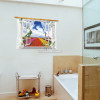 Cửa sổ rừng hoa decal dán tường, trang trí phòng ngủ, dán theo sở thích, mới nhất tại TPHCM - 2