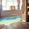 Decal dán dấu chân đại dương 3d, chi tiết rời, dán tường phòng bé, 0,9 x 0,80(m) (dài x rộng) tại TPHCM - 4