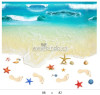Decal dán dấu chân đại dương 3d, chi tiết rời, dán tường phòng bé, 0,9 x 0,80(m) (dài x rộng) tại TPHCM - 5
