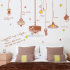 Decal dán dây bóng đèn, trang trí quán cafe, 1,7 x 1,1 (m) (dài x rộng ) ở TPHCM -