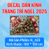 Decal   dán Noel combo  số 6 - 4
