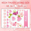 Decal 8/3 dán cửa kính trang trí đẹp cho quán ăn, cà phê, spa, văn phòng ở TPHCM - 1
