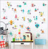 Decal bảng chữ cái robot, có sẵn keo, dán tường phòng bé, tại TPHCM  - 1