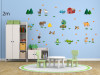 Decal dán decal bé học tiếng anh cùng chip and dale số 2, dán theo sở thích, trường mầm non, tại TPHCM  - 