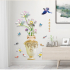 Decal bình hoa sen trắng -