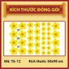 Decal bông hoa mai dán kính trang trí tết đẹp (dán 3 kiểu) - 3