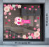 Decal chữ 8 tháng 3 (8/3) hoa hồng 8/3 -