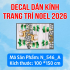 Decal dán   Noel 546A - 1