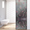 Decal dán kính hoa ly hồng - 1