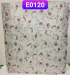 Decal dán kính hoa văn họa tiết hoa đỏ 90cm x 1m - 2