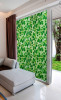 Decal dán kính hoa văn lá xanh xen kẽ dán của sổ đẹp 90cm x 100cm - 2