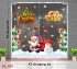 Decal dán kính Noel 183 - 
