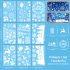 Decal dán kính noel bông tuyết (H) -