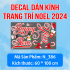 Decal dán kính Noel Combo số 101 - 3