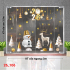 Decal dán kính Noel Combo số 106 - 