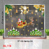 Decal dán kính Noel Combo số 118 - 