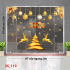 Decal dán kính Noel Combo số 119 - 