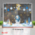 Decal dán kính Noel Combo số 123 - 