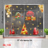 Decal dán kính Noel Combo số 135 - 