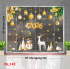 Decal dán kính Noel Combo số 142 - 
