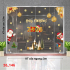 Decal dán kính Noel Combo số 146 - 