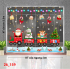 Decal dán kính Noel Combo số 159 - 