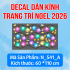 Decal dán kính Noel Combo số 159 - 1