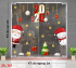 Decal dán kính Noel Combo số 161 - 