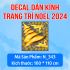 Decal dán kính Noel Combo số 168 - 2