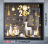 Decal dán kính Noel Combo số 172 - 