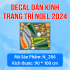 Decal dán kính Noel Combo số 176 - 1