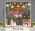 Decal dán kính Noel Combo số 187 - 
