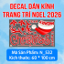 Decal dán kính Noel Combo số 190 - 2