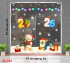 Decal dán kính Noel Combo số 192 - 