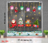 Decal dán kính Noel Combo số 193 - 
