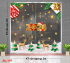 Decal dán kính Noel Combo  số 197 - 